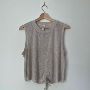 Lululemon Size 12 Beige Tank